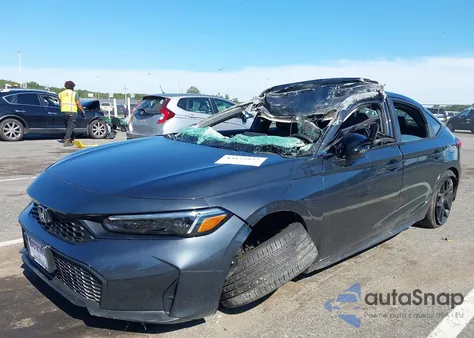 2025 Honda Civic Sport из США, поврежденный, VIN 19XFL2H82SE035575